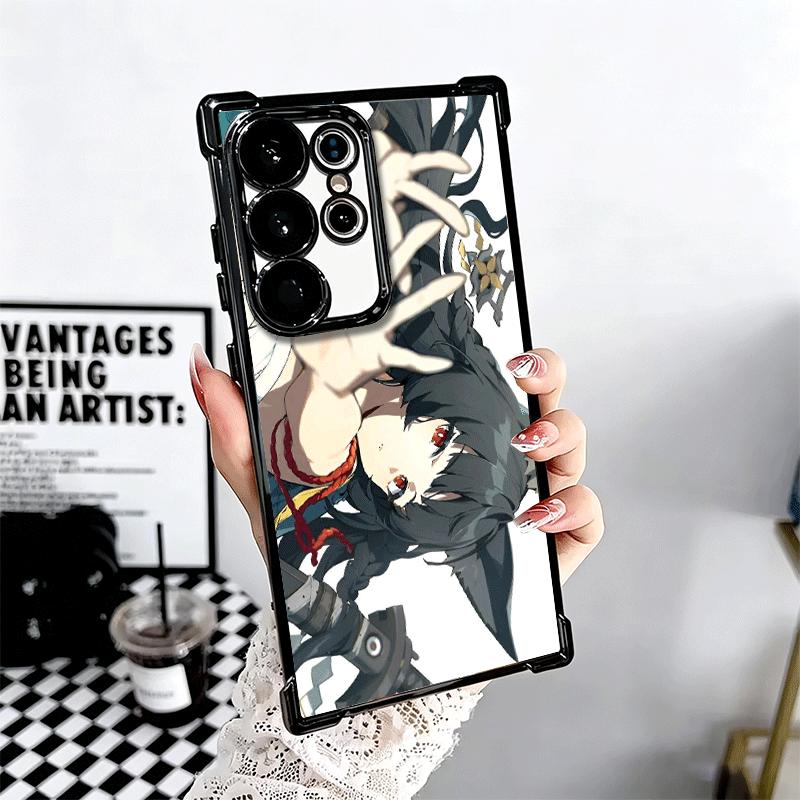 Zenless Zone Zero Hoshimi Miyabi Plating Phone Case For Samsung Galaxy S24 S25 FE S26 Edge S23 Ultra S22 S21 Plus S20 Anti-Fall