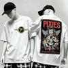 Pixies Für Fan Geschenk T-Shirt Unisex Unisex Harajuku Oversized Unisex Kurzarm Streetwear Hohe Qualität Paare Bequem Klassisch