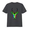 Südafrika Springbok Print T-Shirt Einzigartiges Design Bequemer Stoff Perfekt für Sport und Freizeitwear vintage Gewaschen