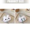 Plush Rabbit/Bear Keychain Ornament Soft Plush Backpack Charm Cute Stuffed Animal Gift For Students Friend And Family