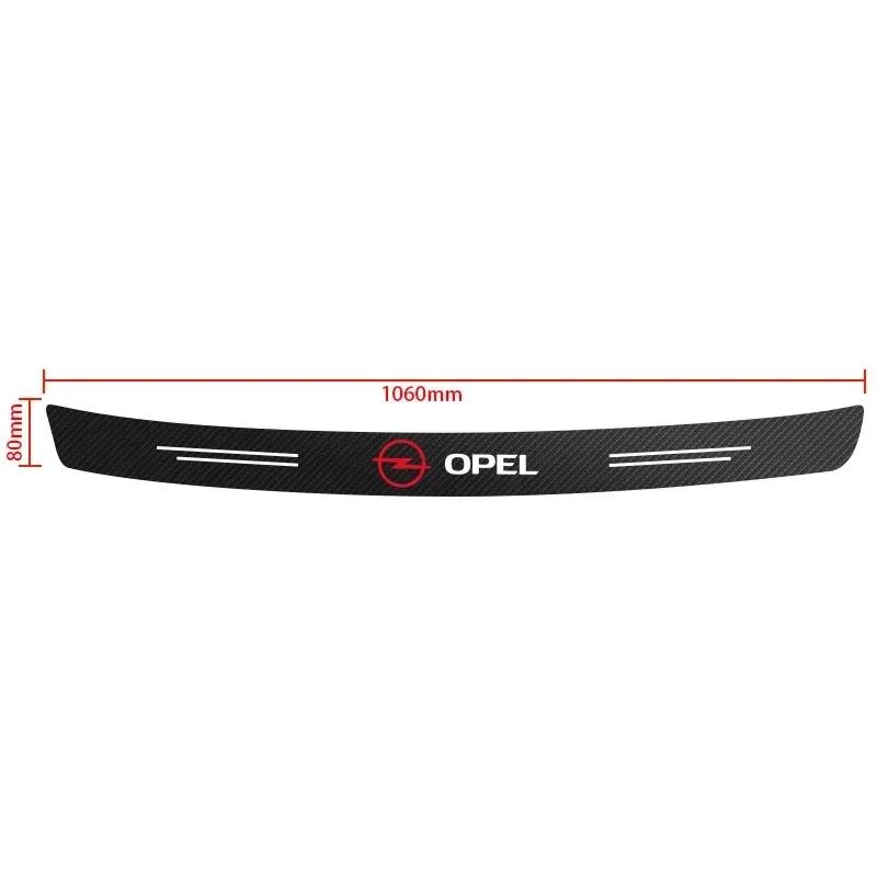 WAE2Carbon Fiber Car Styling Door Trunk Threshold Protector Sticker For Opel Astra Insignia Mokka Zafira Corsa Vectra Antara Meriva