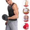 Men's Double Belt Shapewear Vest with Sweat-Inducing Rubber Corset - Ideal for Waist and Abdomen Support