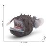 Realistic Plastic Anglerfish Model Toy Vibrant Colorful Deep Sea Animal Dcor