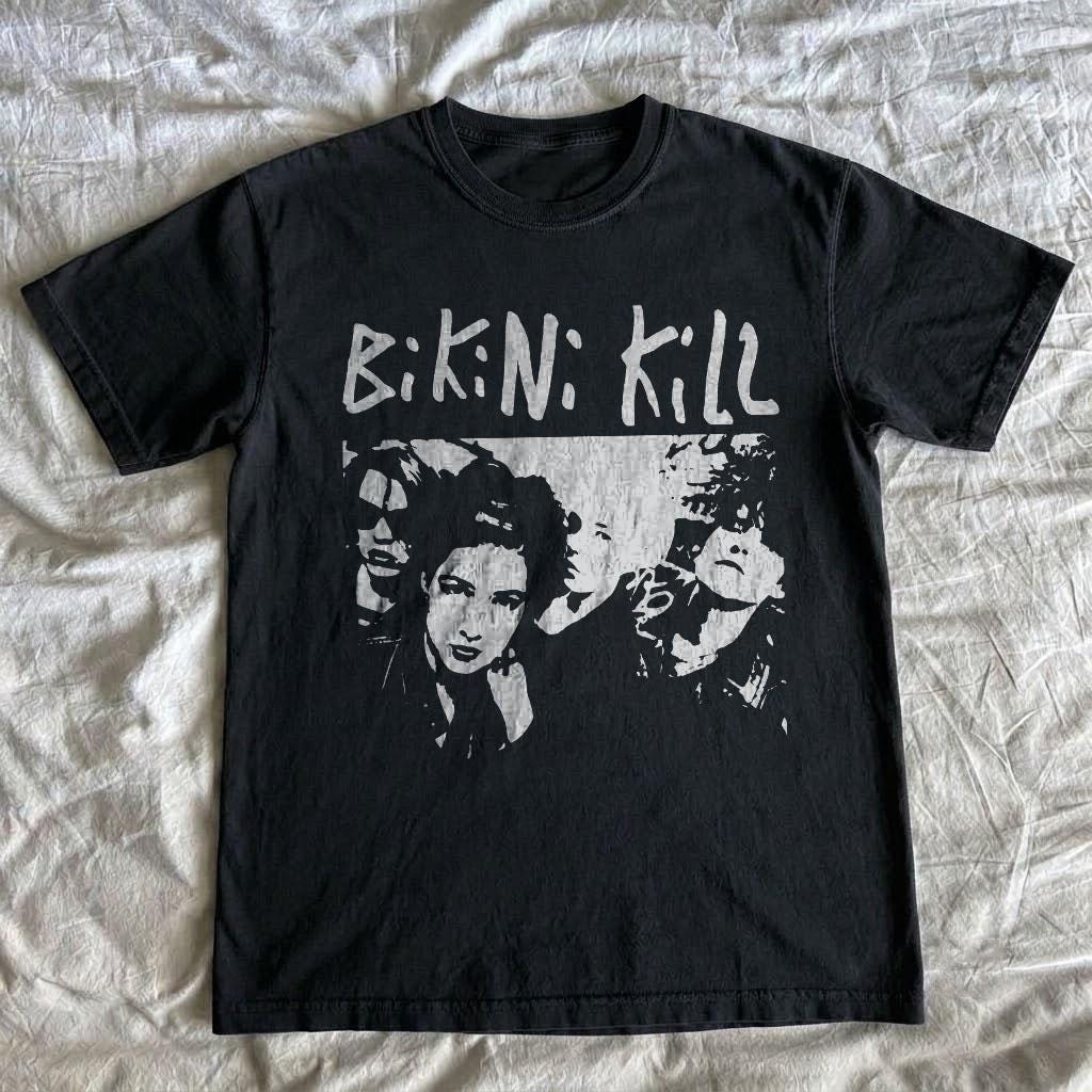 Bikini Kill Jaren 90 Band T-shirt Streetwear - Unisex Comfort Colors