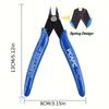 5-Inch Flush Metal Side Cutter Precision Shear Mini Nose Cutting Plier Electrical Wire Cutters Snips Pliers Tool Mini Cutters-