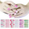 Nalepovací nehty Dětské Růžové Jednoduchý vzor Falešné nehty Nail Art Falešné nehty Nalepovací