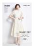 Noblewoman Lace Summer Dress: Elegant Crochet Embroidery for a Lady-like Temperament
