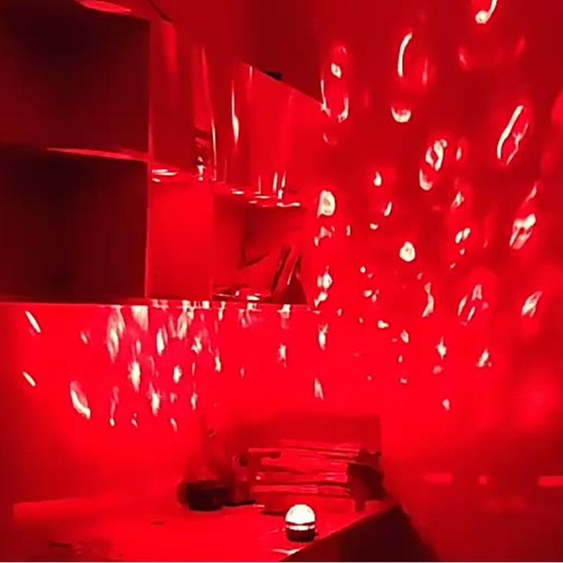 Quiet Operation Magical Ball Light Projector for Kids Room Night Light Rechargeable LED Rotating Lighting for Bedroom