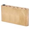 Brass Bridge Block Single Rock for FenderSQCV Guitar Accessories 74mm with Tube