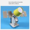 Electric DIY Wooden Space Model Toy, Composite Wood, Battery Powered
