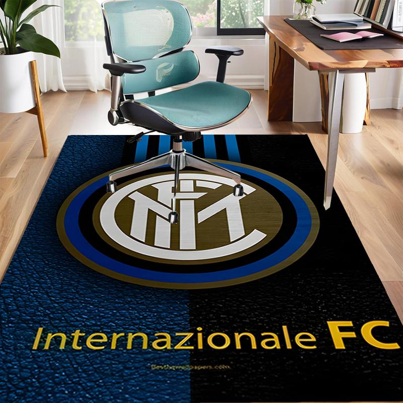 1 Stück Fußballteam-Design Teppich - Rutschfest, Weich & Gemütlich Fußmatte für Wohnzimmer, Schlafzimmer, Büro - Dekoteppich für Innen/Außen