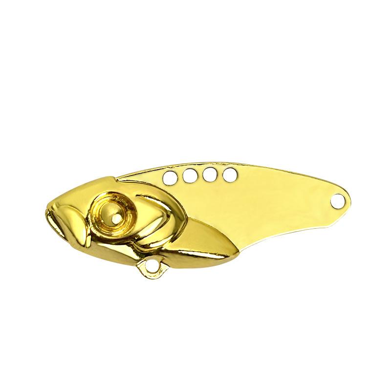 Cobra Vib Sequined Luya Bait Bare Sheet Far Cast Metal Micro-Object Three Hooks Bass Freshwater Bait Batch (as the picture,5g)