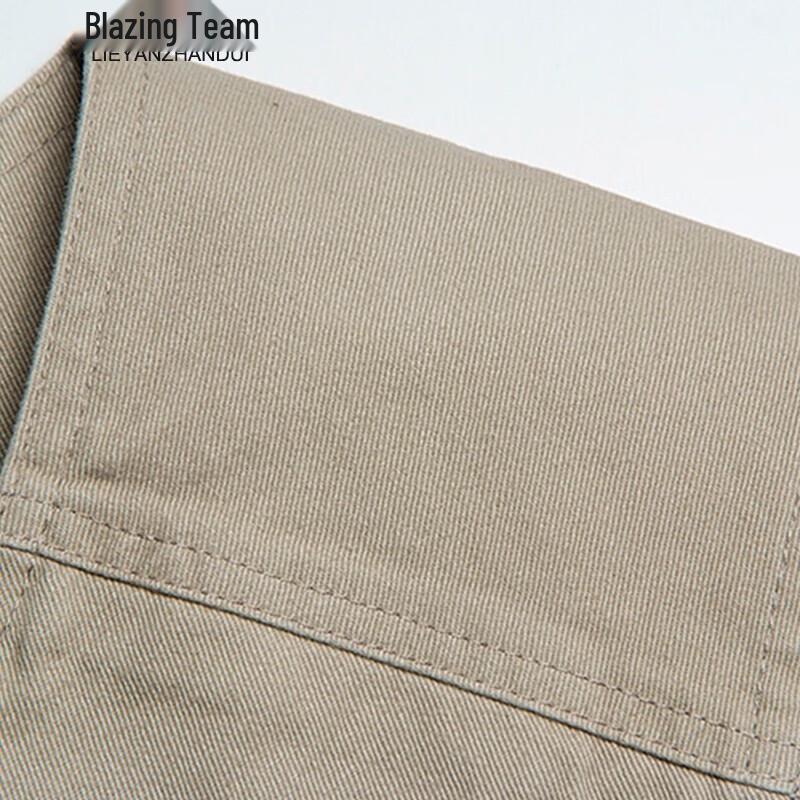 Gilet in Cotone da Uomo Multi-tasche per Pesca e Fotografia