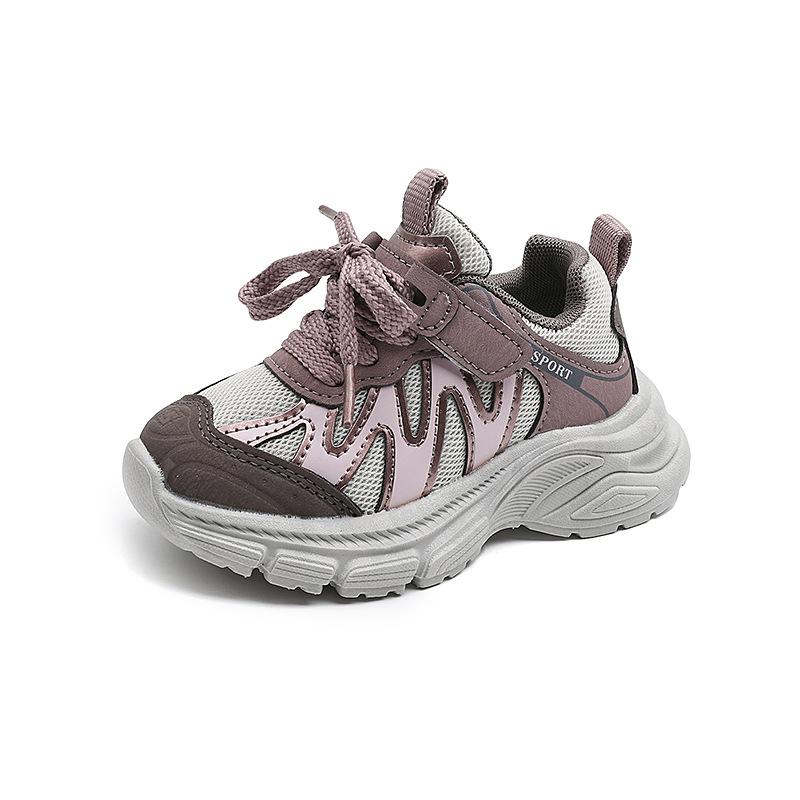 

Одноклассник 2025 осень новые легкие детские кроссовки дышащая сетка мальчиковые папины кроссовки мягкая подошва обувь для маленьких девочек 21-25 yards 5 pairs in one hand розовый