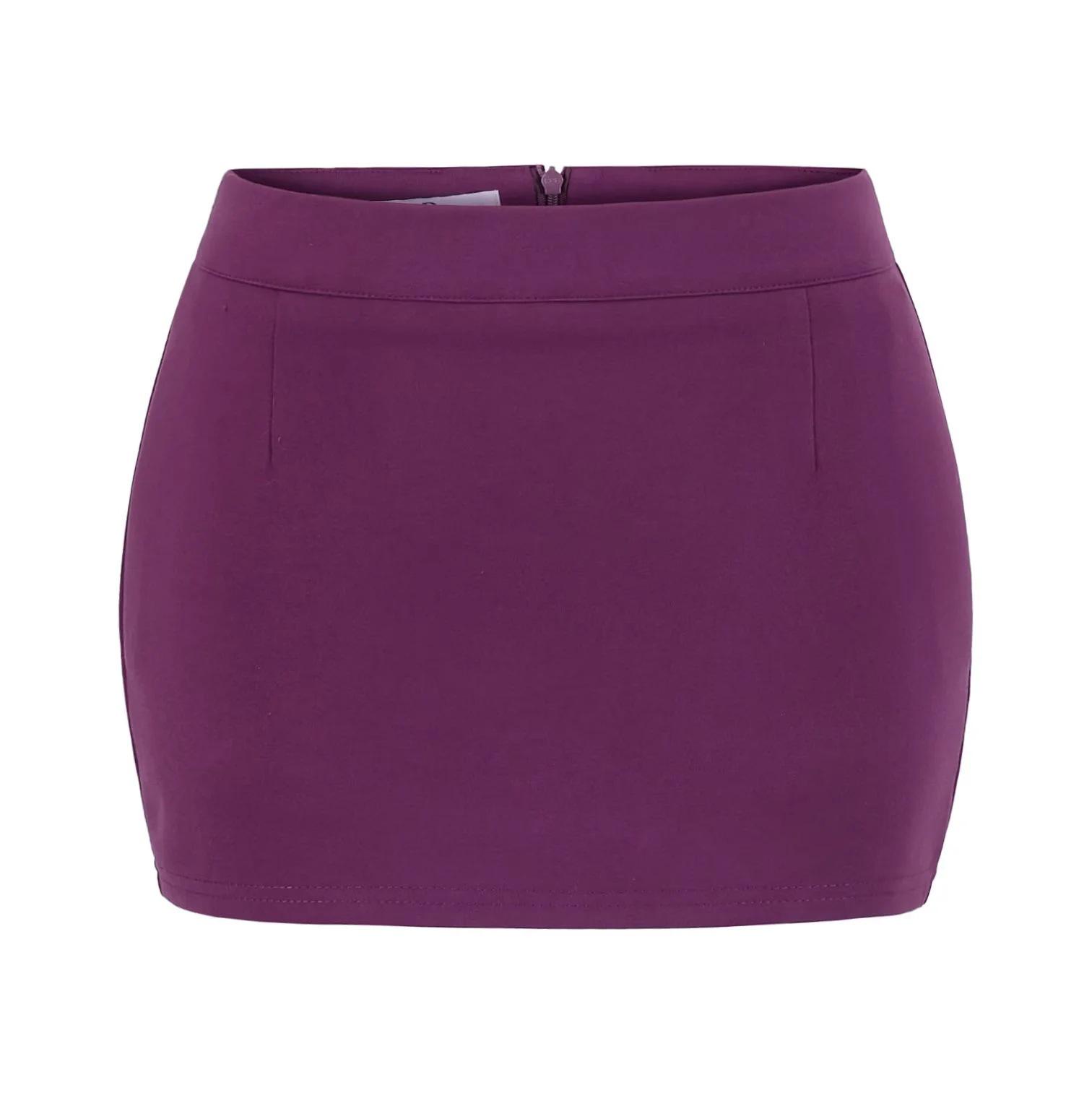 

Women’s High Waist Hip-Hugging Short Skirt - Spring 2026 OL Professional Style Large