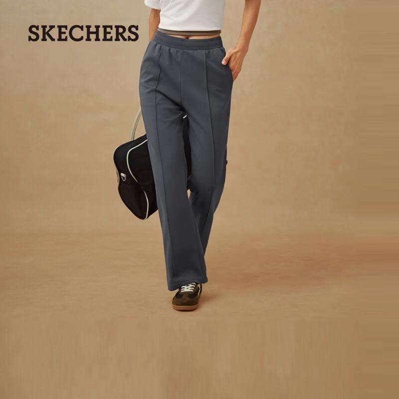 Skechers Women's Slim Fit Knitted Casual Pants L226W023