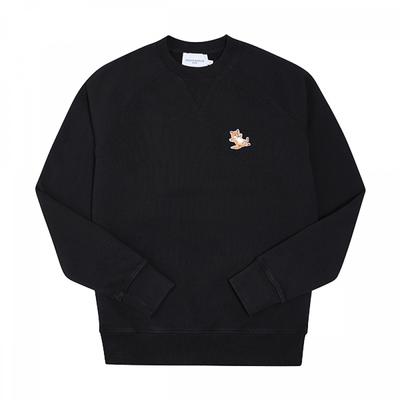 Maison Kitsune Gu00342km0002 P199 Chillax Fuchs-Aufnäher Public Sweatshirt