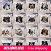 New Funny Dog Print Decorative Pillowcase Fashion Bedroom Sofa Lumbar Cushion Cover Car Home Decoration Pillowcase 45X45Cm