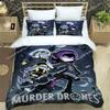 Customisable Murder-Drones Bedding Set, 3D Printing Murder-Drones Duvet cover Sets With pillowcase Single Twin Full Queen King