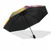 1pc Bird Flower Automatic Folding Umbrella - Compact 8-Rib Design, Durable Plastic & Iron, Daily Use Z1230052