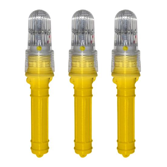 3Pcs Boat Flares High Visibility Multiple Lighting Modes Waterproof Battery Powered Emergency Signals LED Warning Lights