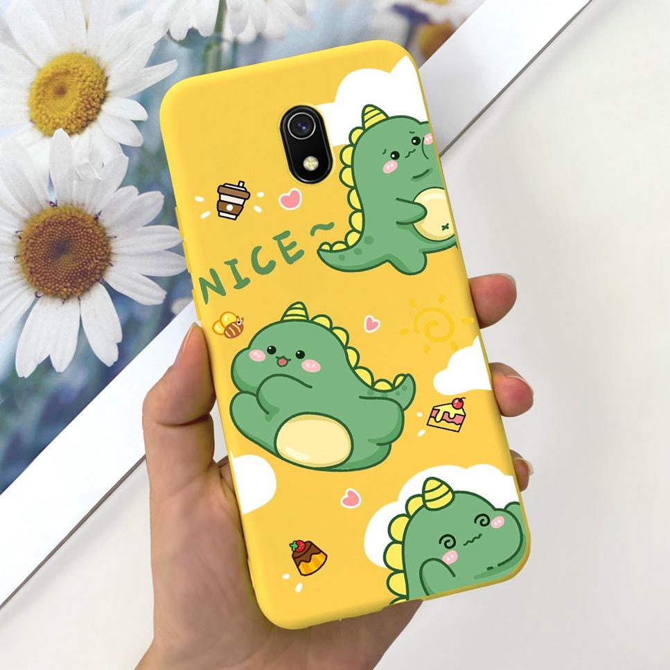 Cover For Xiaomi Redmi 8A Case Cartoon Dinosaur Astronaut Soft Silicone Cover For Xiaomi Redmi8A 8 A 8a 6.22" Phone Case Fundas