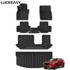 Left Drive for Mazda CX-90 CX90 8 Seats 2026 2026 TPE Floor Mats Trunk Pad Protection Waterproof All -Weather Accessories
