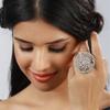 Fashion Exaggerated Super Flash Rhinestone Big Ring Catwalk Runway Modeling Photo Adjustable Ring Stylish Ornament Ring