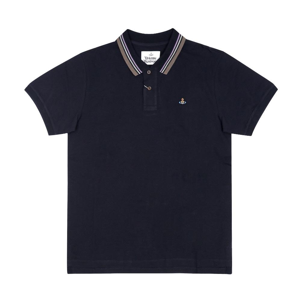 TrendMecca Watches Vivienne WeSTwood Orb Logo Klassiek Polo Heren S Korte Mouw T-shirt 2h01000p J000 2H01000P J0009 K410 (XL)