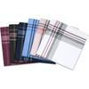 12Pcs Square Multicolor Plaid Stripe Men Women Pocket for Wedding Party Business Chest Towel  Cotton Handkerchiefs Scarves