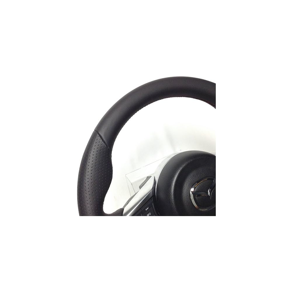 Real Steering Gang Grip All-Leather Steering Wheel Mazda Roadster ND MZC-LPB-DW