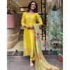 Indian Pakistani Designer Kurti Set Women Bollywood Party Wear Kurta Pant Set VNA-2314