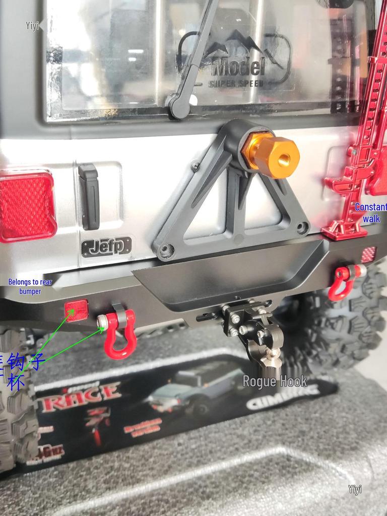 WeiLi 104006 Pro RC Climbing Car Metal Rear Bumper Upgrade