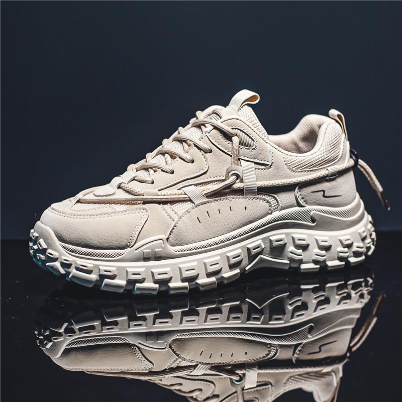 

Dad shoes men s new spring and autumn breathable mesh casual height increase running student tire sole sports trendy shoes 2025 44