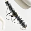 European and American Vintage Lolita Lace Tassel Choker Necklace Bohemian Necklace