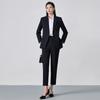 Teluoman Women's Long-Sleeve Business Suit Set