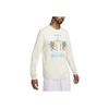 LeBron 2 Soft Cotton Crew Neck Long Sleeve T-Shirt Men Tops Sea-Glass FQ4908-020