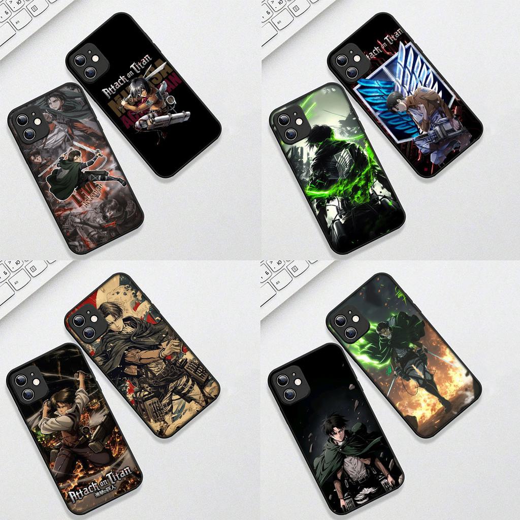 for Motorola Moto G86 G57 G67 G24 G15 G54 Power G13 G14 G34 G35 G45 G53 G55 G75 G72 Case Attack Levi on titan Eren Jaeger anime