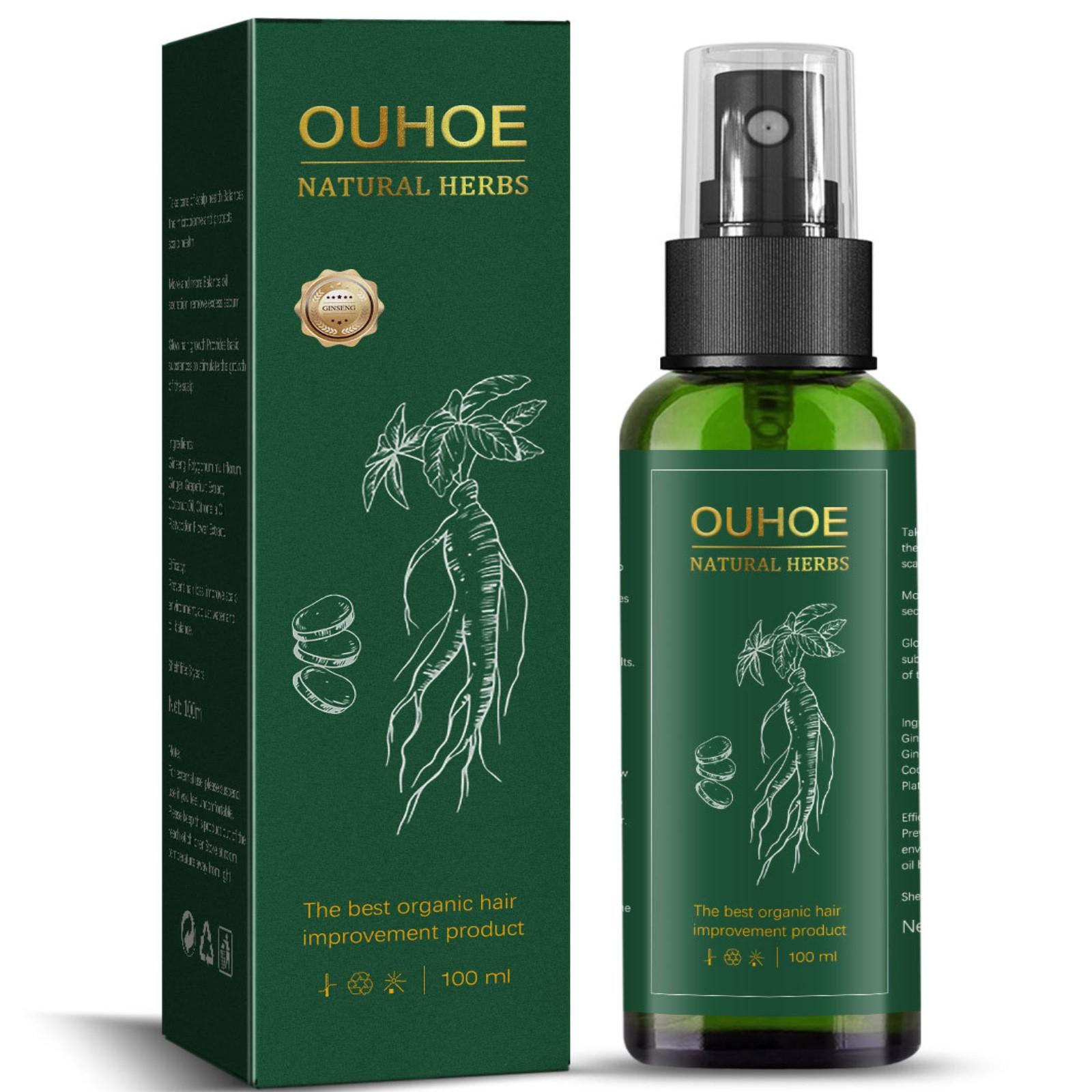 

Спрей-эссенция для интенсивного утолщения волос с женьшенем 100 мл Укрепляет и питает волосы Заметно утолщает тонкие волосы для более густого вида