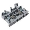 10pcs 6.3A Fuse Holder 500V Terminal Block Durable DIN Rail Mount