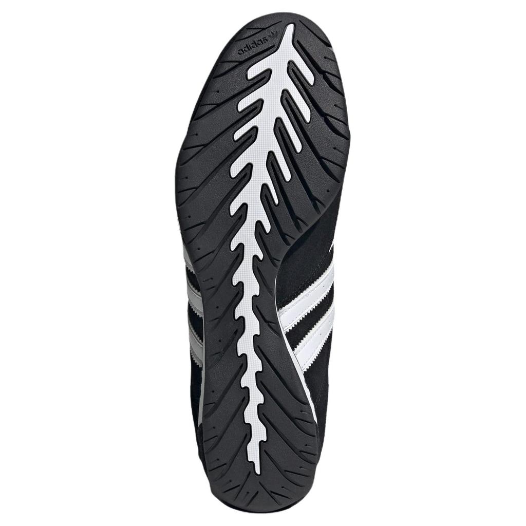 Adidas Originals Adiracer Leather Comfortable Versatile Low-Top Lifestyle Sneakers Unisex Sneakers Black White IH4154