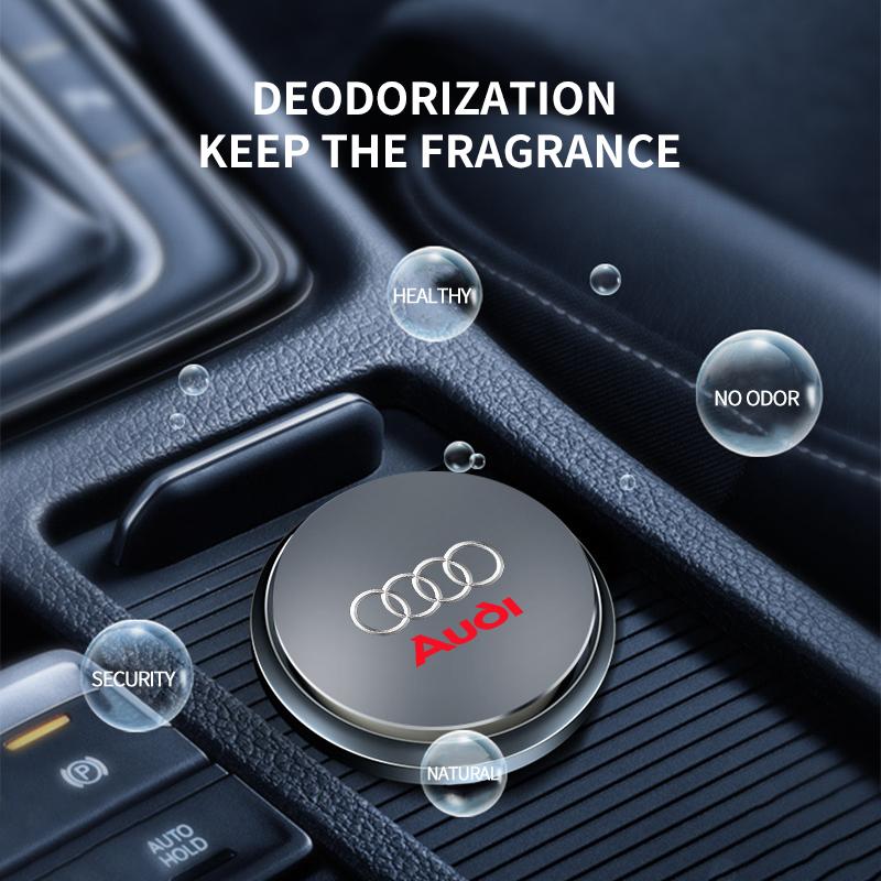 Car Aluminum alloy Air Freshener Car Perfume UFO Shape Scent Decor For Audi A1 A2 A3 A4 A5 A6 A7 A8 Q1 Q2 Q3 Q4 Q5 Q6 Q7 Q8 B5 B6 B7 B8 C5 C6 C7