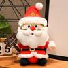 Santa Claus & Deer Plush Toy - Christmas Elk Doll Gift for Kids. Add Custom Logo.