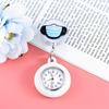 1pc New Cartoon Nurse Watch, Retractable Nurse Watch, Cute Chest Watch, Student Exam Medical Pocket Watch