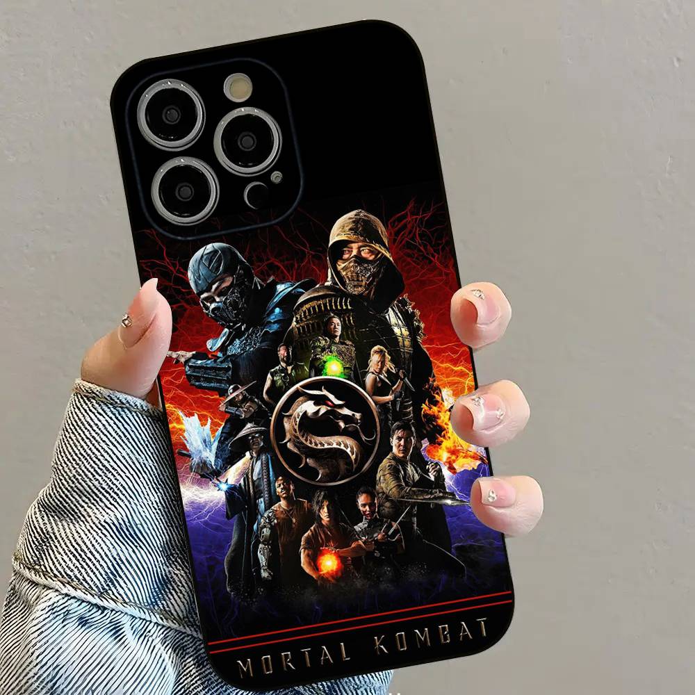 S-Scorpion Mortal K-Kombat Phone Case For iPhone 16 15 14 13 12 11 PRO MAX PLUS Mini TPU Soft to Skin-friendly case