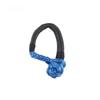 Stock Nylon Winch Soft Shackle Tow Rope for Emergency Tools with Extra Sleeves for Sailing SUV Off Road Towing