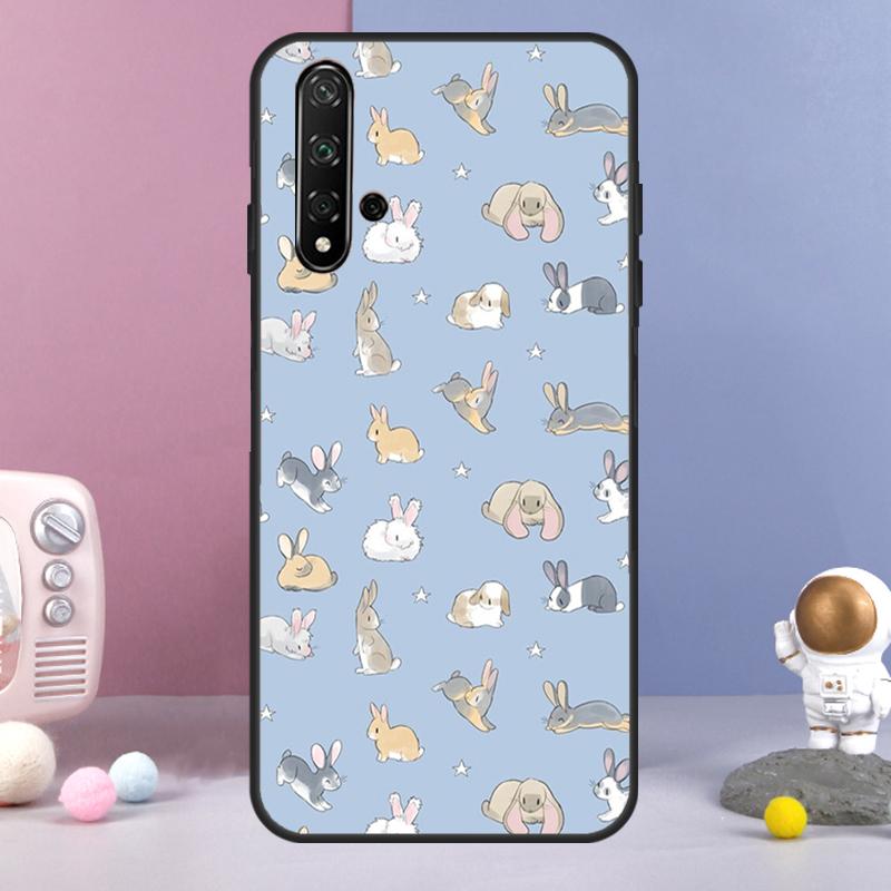 Bunny Rabbits For Huawei Nova 5T 9 10 SE 7i 8i 11i 12i Y73 Y90 Y70 Y72 Y61 Y91 Y60 P20 P30 P40 Lite Case