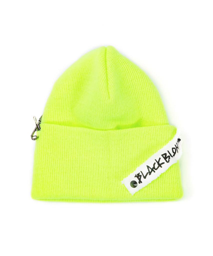 BLACKBLOND Vividi Side Patch Long Beanie (Neon)
