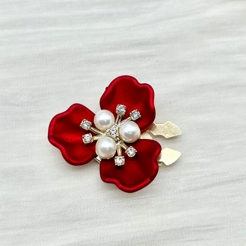 Perlenblumen-Knopfabdeckung Strassbesetzte Clips Abnehmbare Manschettenknöpfe Knopfabdeckung Für Damen Hemden Basteln DIY