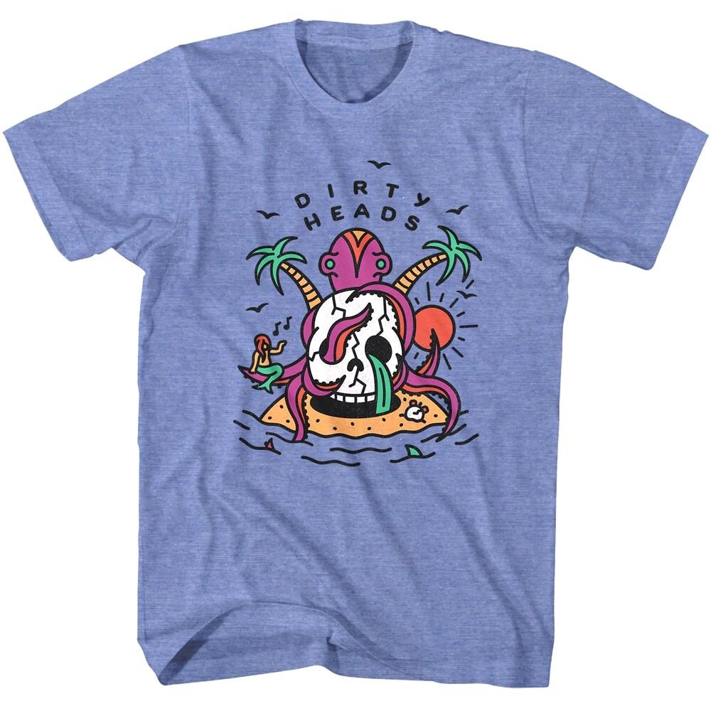 Dirty Heads Treasure Island Men s T Shirt S разноцветный